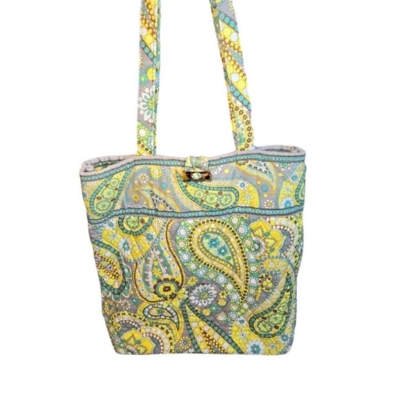 Vera Bradley Tote Bag - Lemon Parfait - Picture 2 of 10
